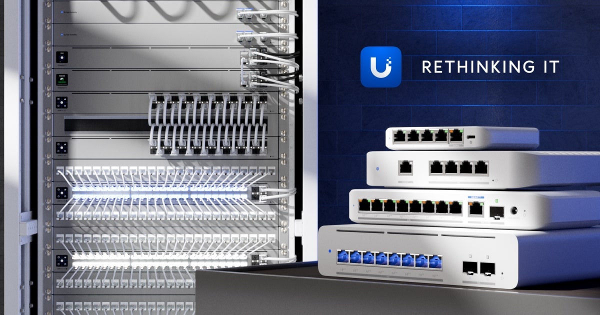 UniFi switching and network infrastructure promotional image